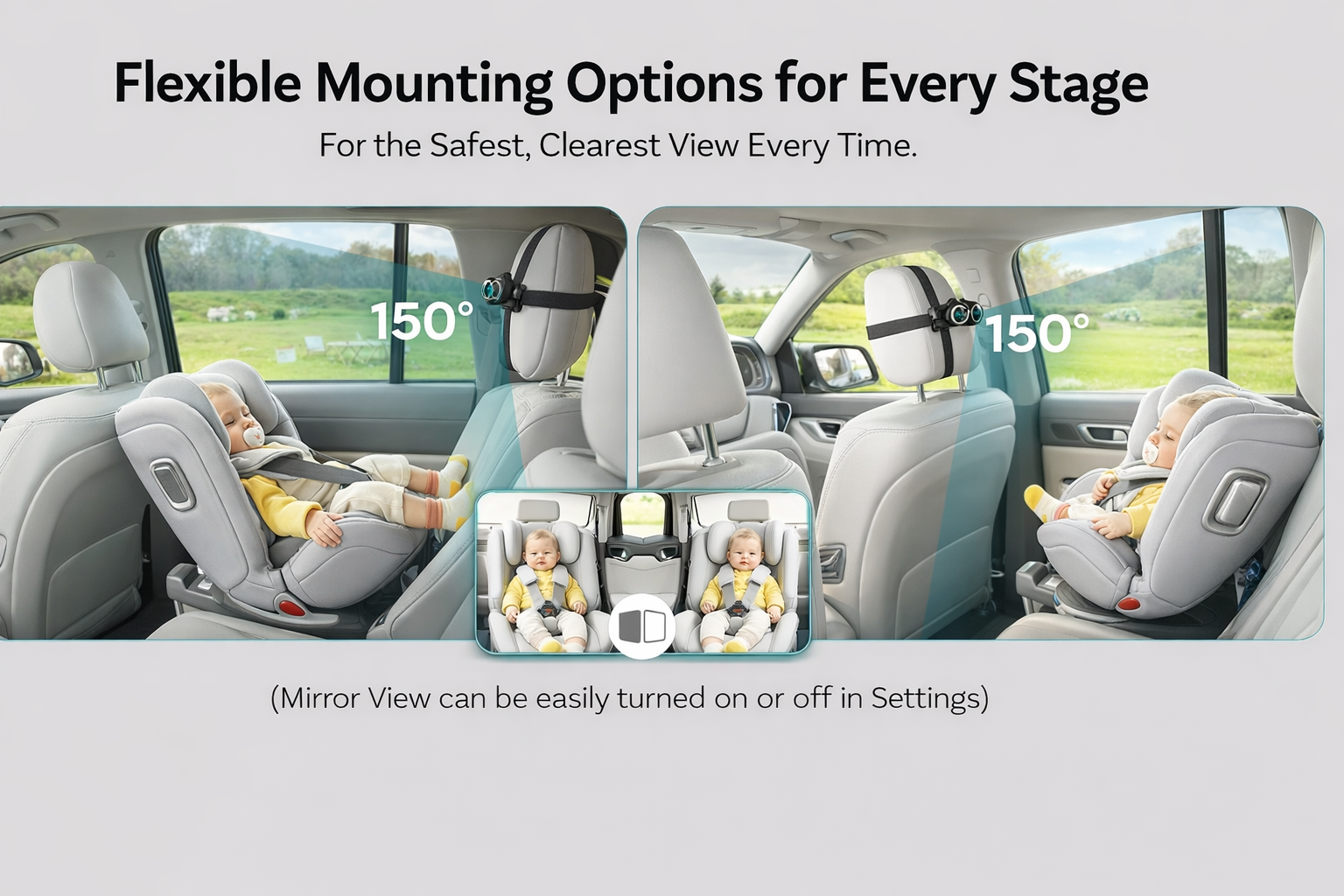 Backseat Baby Monitor Camera